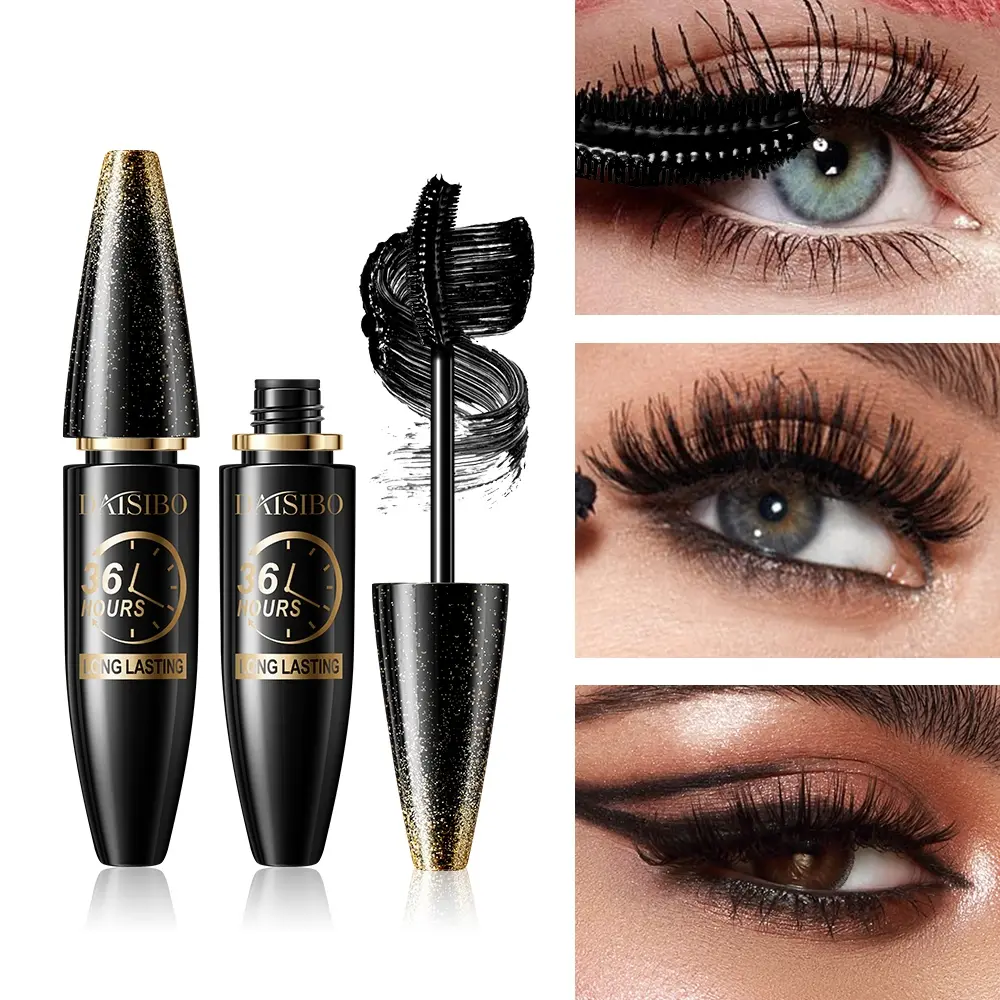 1pcs-4D Beauty Volumizing Mascara Quick-Dry Waterproof Sweatproof Smudge-Proof, Lengthening Thick Voluminous Curl Long-Lasting, Beginner Friendly