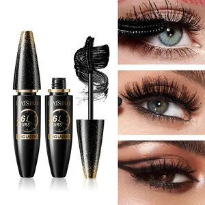 1pcs-4D Beauty Mascara Quick-Dry Waterproof Sweatproof Smudge-Proof, Lengthening Thick Voluminous Curl Long-Lasting, Beginner Friendly