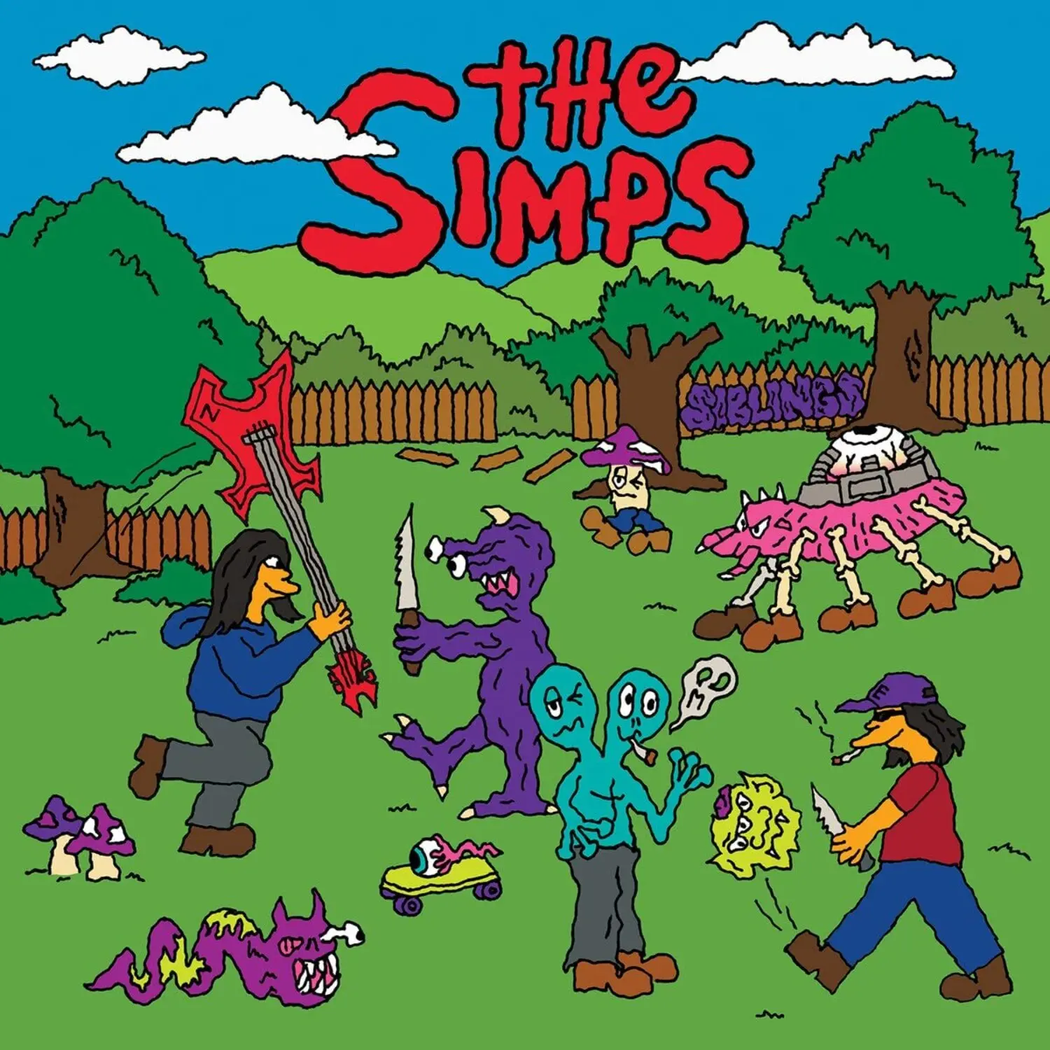 Simps - Siblings  [VINYL RECORD - LP] Explicit, Pink, Colored Vinyl, 180 Gram