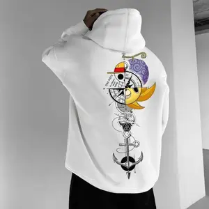 Anime #Onepiece Back Print Anime Streetwear Hoodie, Otaku Graphic Sweatshirt, Japanese Aesthetic Outfits, Trendy Best Gift For Fans
