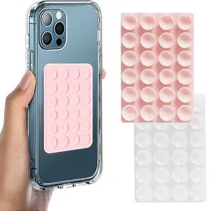 Silicone Phone Grip, Universal Phone Accessory, Suction Cup Phone Case Stand, Hands-Free Selfie & Video Holder, Sticky Mount