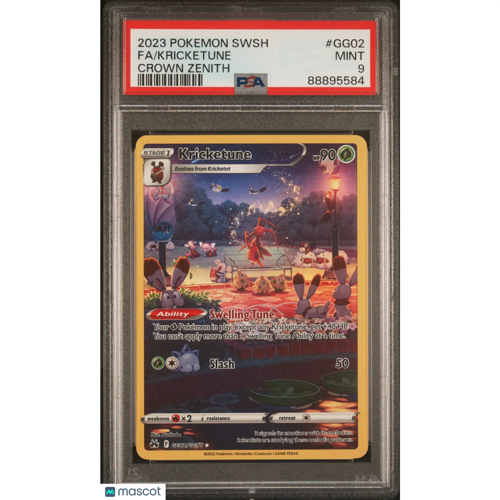 PSA 2023 Pokémon Sword & Shield Crown Zenith TCG FA #GG02 9