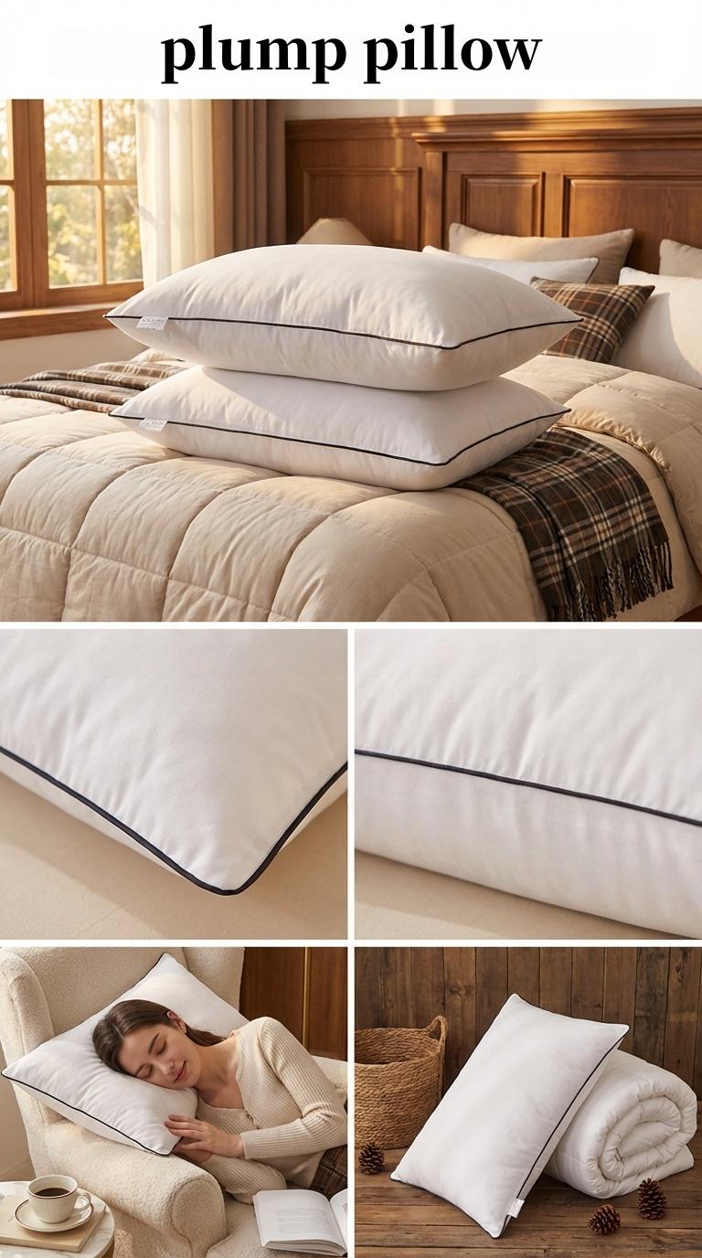 5-Star Hotel Pillow for Home - 2 Pack Cloud-Like Soft Pillows, Perfect for All Sleep Positions