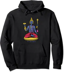 Vishnu Hindu Indian God Hinduism Avatar Vaishnavism Pullover Hoodie - Doloresmart Shop 62B08KRDKSJQ