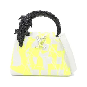 Pre-owned Louis Vuitton Calfskin Shoulder Bags Capucines BB Taurillon bag