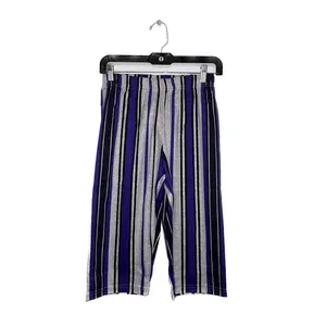 Striped Capri Sweatpants