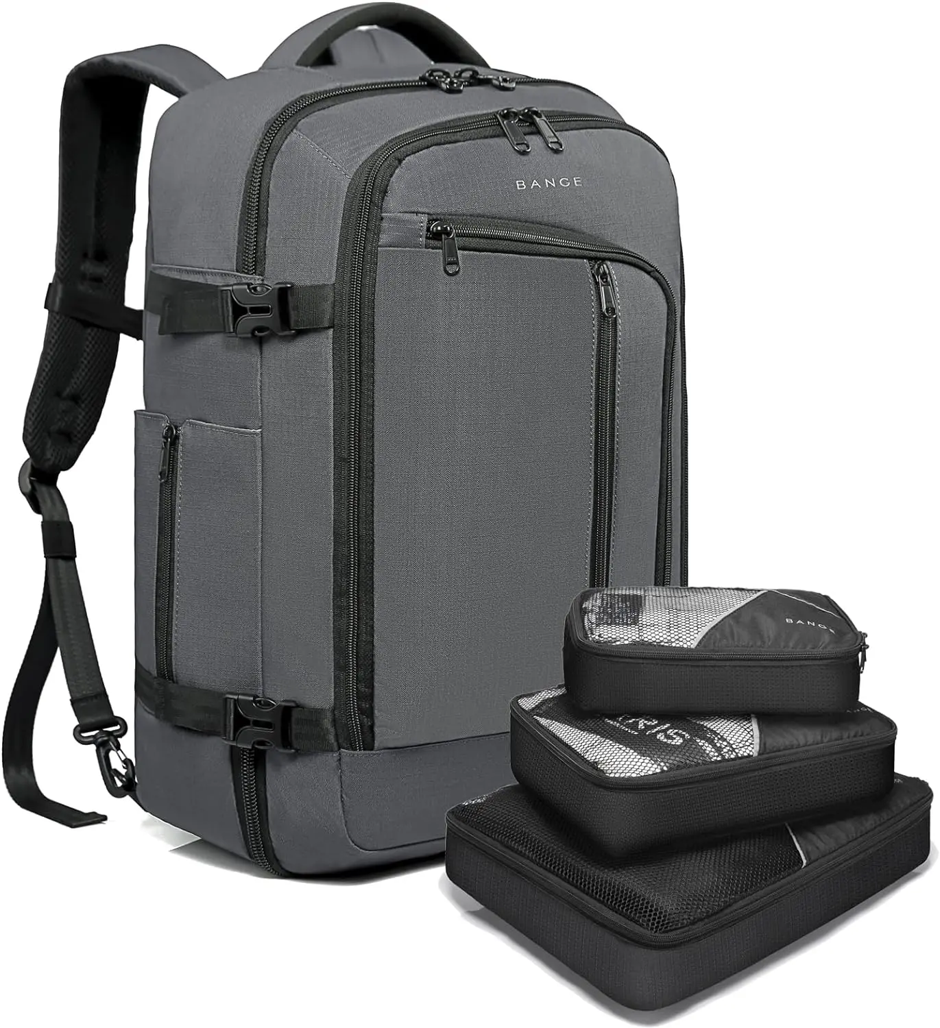 BANGE Mens Business Backpack for Work, Computer Backpacks Fits for 17.3 Inch Notebook,Convertible Weekend Backpack Briefcase for Traveling bange