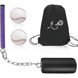Baseball & Softball Hitting Trainer Aid - Hit with Real Baseballs and softballs, Baseball  Bat,Baseball Swing Trainer, Detachable Batting Aid.