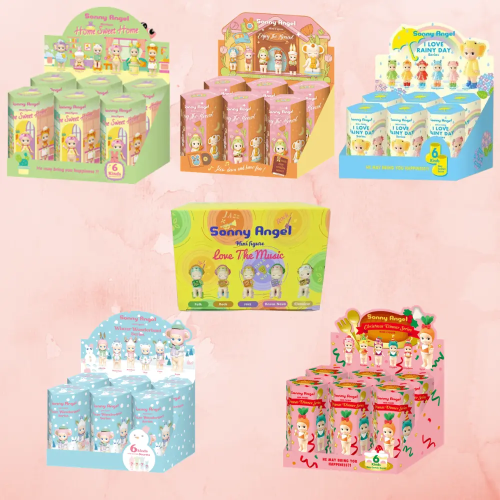 Sonny Angel Everyday, Seasonal Blind Box, Home Sweet Home, Rainy Day, Winter Wonderland, Christmas, Easter Mini Figures