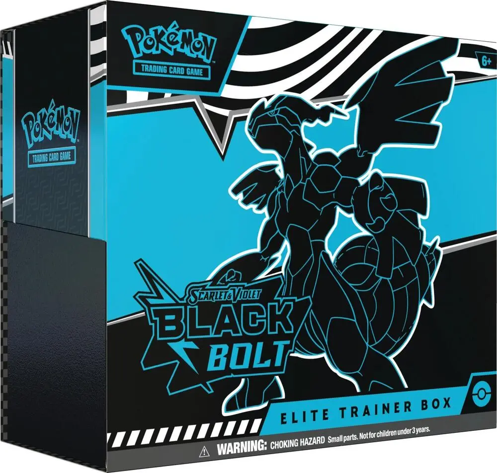 Pokémon Scarlet & Violet Black Bolt Elite Trainer Box - Official Trading Card Series Sealed Booster Boxes, Exclusive Collectible Cards Set for Non-Sports Collectors