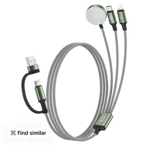 3-in-1 USB Charging Cable for iPhone & Apple Watch