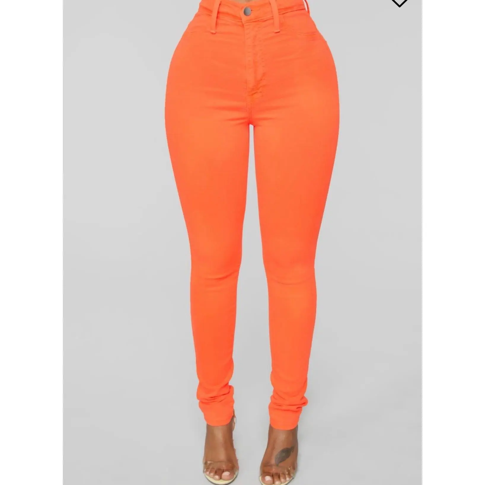 JLO STRETCH JEANS ORANGE (PLUS AVAILABLE)