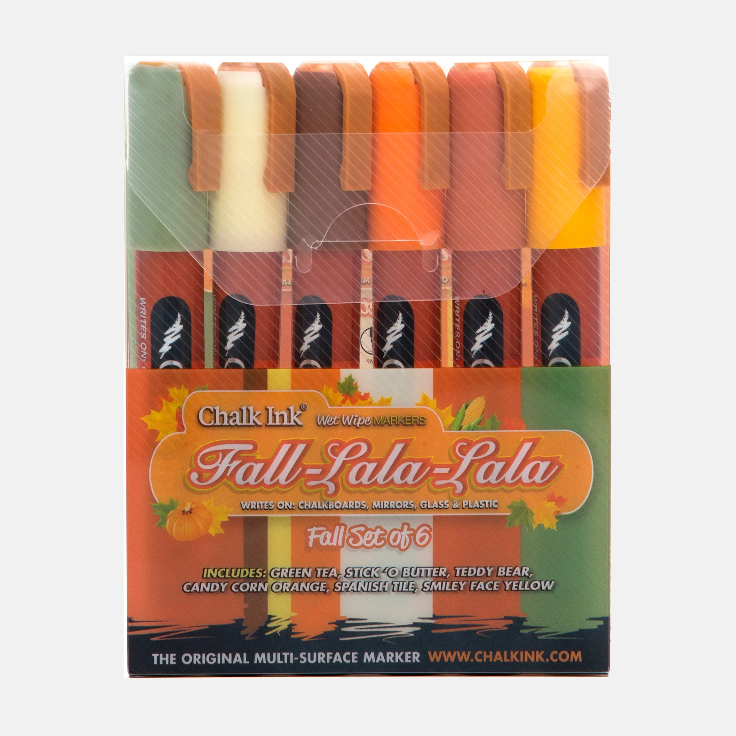 Chalk Ink® Fall-Lala-Lala Set of 6 Pack of Markers