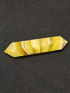 Yellow Fluorite Double Terminated Crystal