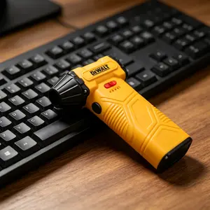 DEWALT Rechargeable Handheld Air Blower Brushless Power Structure Flexible Wind Speed Setting Practical Portable Cleaning Equipment Ideal For Daily Household Tidying Space Dust Clearing And Common Daily Cleaning Tasks