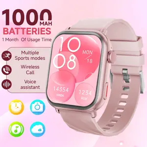 1000mah Long Battery Life Smartwatch, Multifunctional Unisex , HD 3D Sound, 100+ Sports Modes, Clear Calls & Music, Customizable Face, Android & iOS Compatible， Perfect Holiday Gift for both men and women