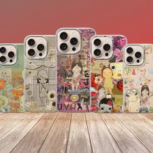 Yoshitomo Nara Phone Case – Modern Japanese Art Gift for iPhone X, 11, 12, 13, 14, 15 & more – SS Galaxy S21 to S25 Ultra, Plus with Suction