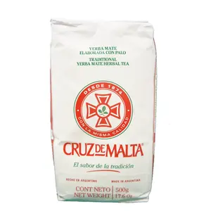 Cruz de Malta Yerba Mate Herbal Tea – 500g (17.6 oz) Authentic Argentine Beverage