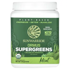 Sunwarrior Ormus Supergreens, Mint, 7.9 oz (225 g)
