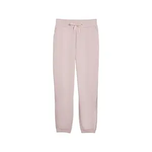 PUMA Womens Essentials Elevated Satin Sweatpants Casual - Pink