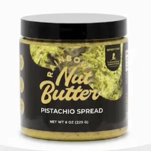 DUBAI Spread 8 OZ Dubai Spread Pistachio Cream 8 oz Jar Crunchy Kataifi Kadayif Natural & Sweet Flavor Rainbow Nut Butter