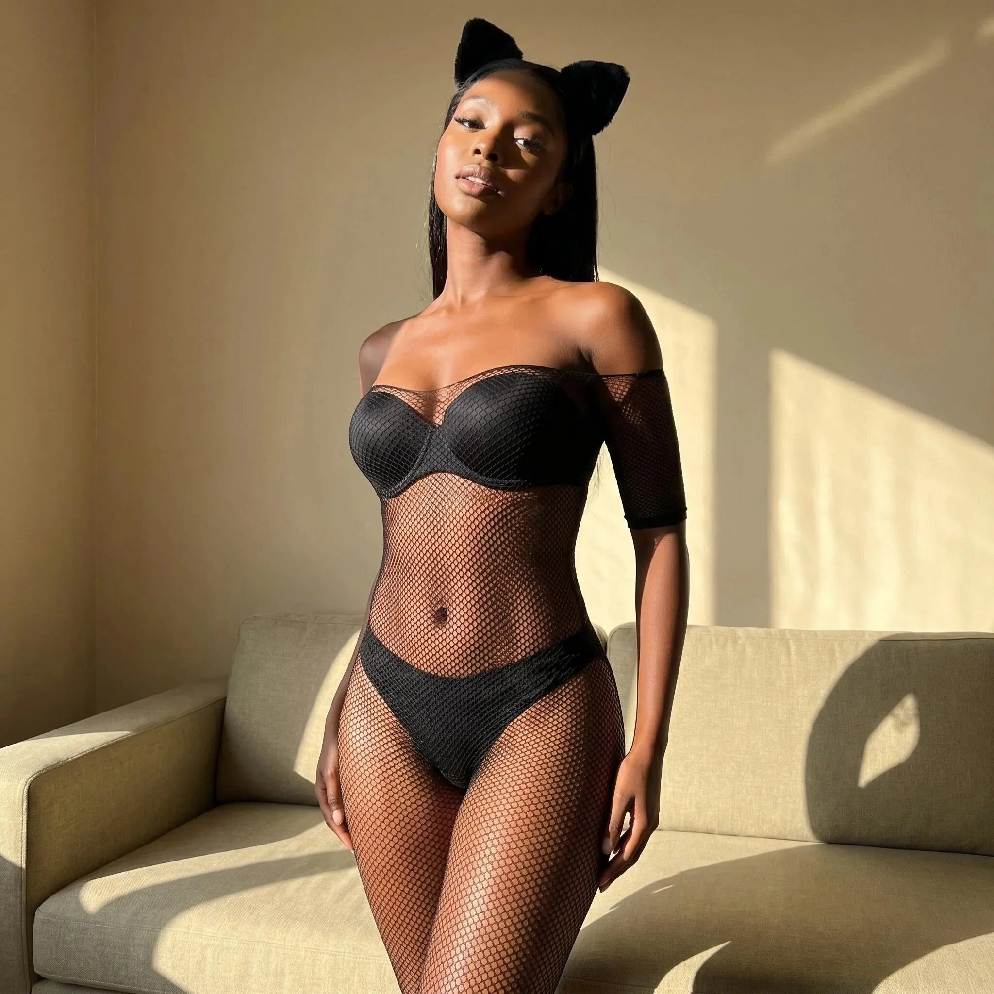 Women's Aesthetic Gothic Spandex Bodystocking - V24 Fishnet Teddy Nightwear, Floral Mesh, Lace, Adjustable Straps, Corset Compression Fabric, Stretchy Plus Size Crop Top Bodysuit Jumpsuit for Anniversary Date Nights