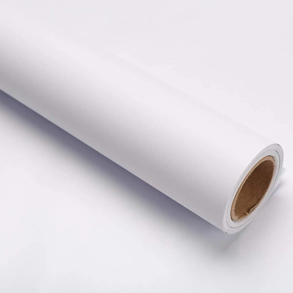 White Self Adhesive Wallpaper Peel and Stick Film White Wallpaper Stick Paper Wall  for Living Room Bedroom Table and Door Reform Thick  PVC DIY Decorative 15.8" x118"