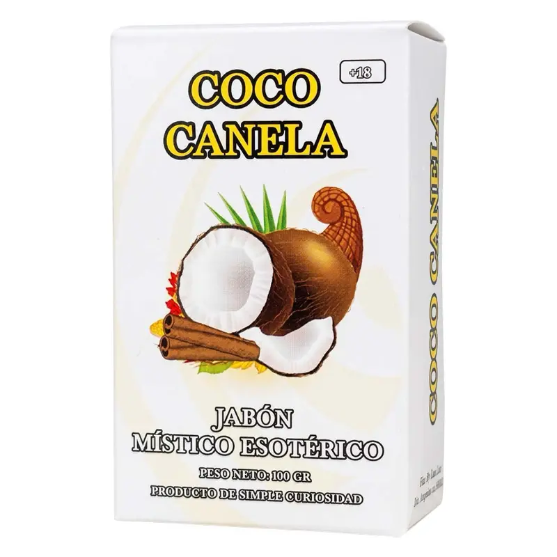 Coco Canela Esoteric Soap – Perfumed Mystical Soap Bar, 100 g (Jabón Esotérico Perfumado con Fermonas Pack of 6