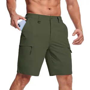 Kyn Apparel  Men's Hiking Shorts 5 Pockets Waterproof Ripstop Quick Dry Outdoor Cargo Fishing Safari Shorts