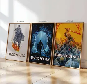 Dark Souls Game Poster Unframed, Video Game Poster, Gamer Gift, Gaming Print Poster, Gaming Wall Art,  Living Room Home Decor