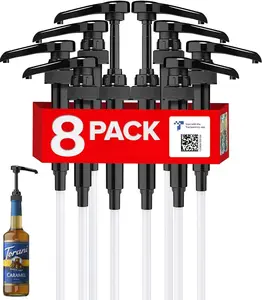 8-Pack Black Coffee   Dispenser  Fits 750ml  Bottles    for Flavored Coffee, , Beverages