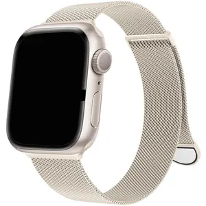 Magnetic Stainless Steel Watch Band (Band Only), 1 Count Durable & Fashionable Replacement Band for Apple Watch Series 1-9 & Ultra, Watch Accessories, Smartwatch Strap, Digital Smart Watch Accessories, Smart Watch Straps