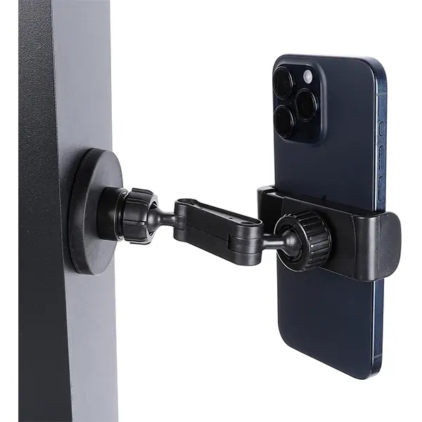 Gym Magnetic Phone Holder Mount Attach to Metal Surface, 360° Rotatable Heavy Duty Magnet Phone Mount for Gym Workout Record, Compatible with iPhone, Samsung, All Cell Phone