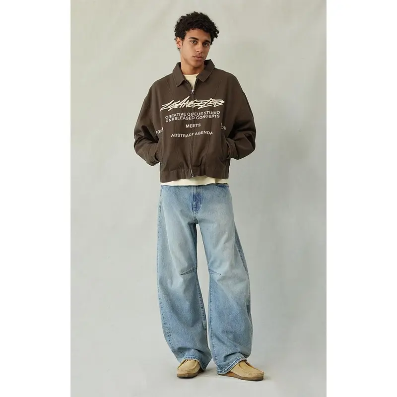 Pacsun Men's Mason Baggy Barrel Jeans Light Blue