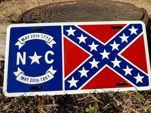 North Carolina Confederate Plate