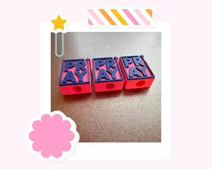 Straw Topper Pray 10mm 3d printed