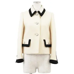 Pre-owned miu miu Wool Small Leather Goods 100% Jacket