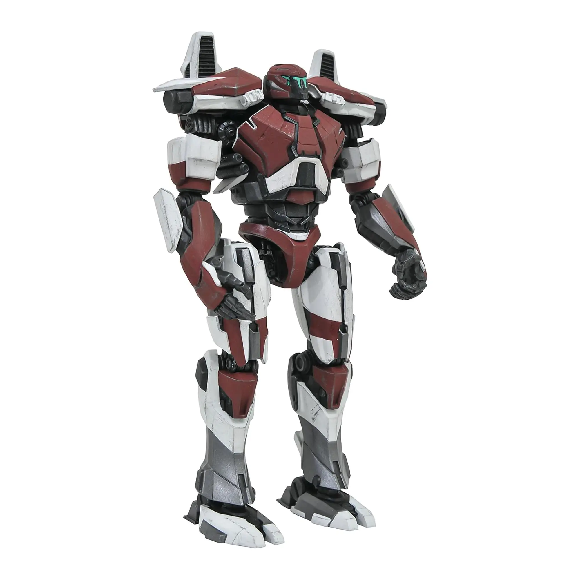 Pacific Rim 2 Guardian Bravo Deluxe 8-in Action Figure, Diamond Select, Mechanical Details, Interchangeable Hands, Collector Display for Kaiju Battles, 7.25 Inches