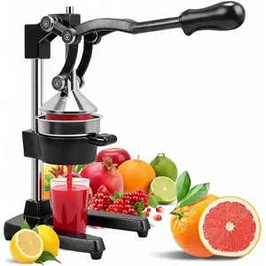 Cast Iron Juicer, Cast Iron Juicer Hand Press Heavy Duty for Squeeze Fresher Juice from Oranges, Lemons, Pomegranates, Effortless, , Easy Clean for , Bar, Commercial Use