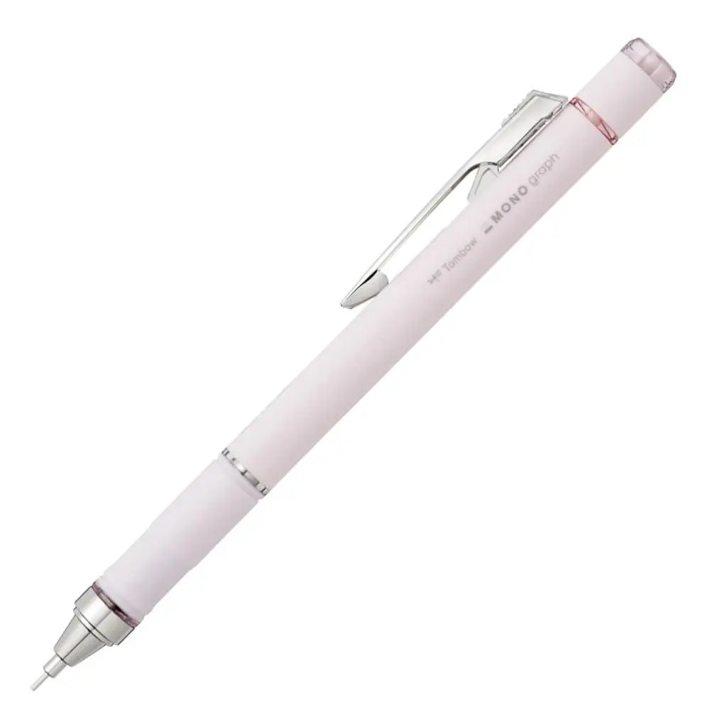Tombow Mechanical Pencil, 0.5mm, MONO Monograph Grip (Soft Fit Grip for Anti-Fatigue), Ivory DPA-151A