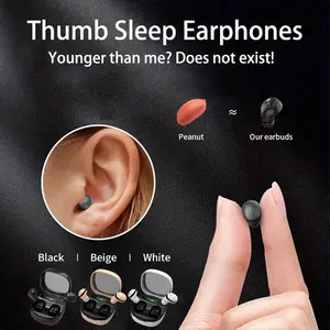 Invisible Earbuds, Ultra Small Mini Wireless Sleep Headphones, No Flashlight Needed, Cute Gift for Girlfriend, Comfortable Fit