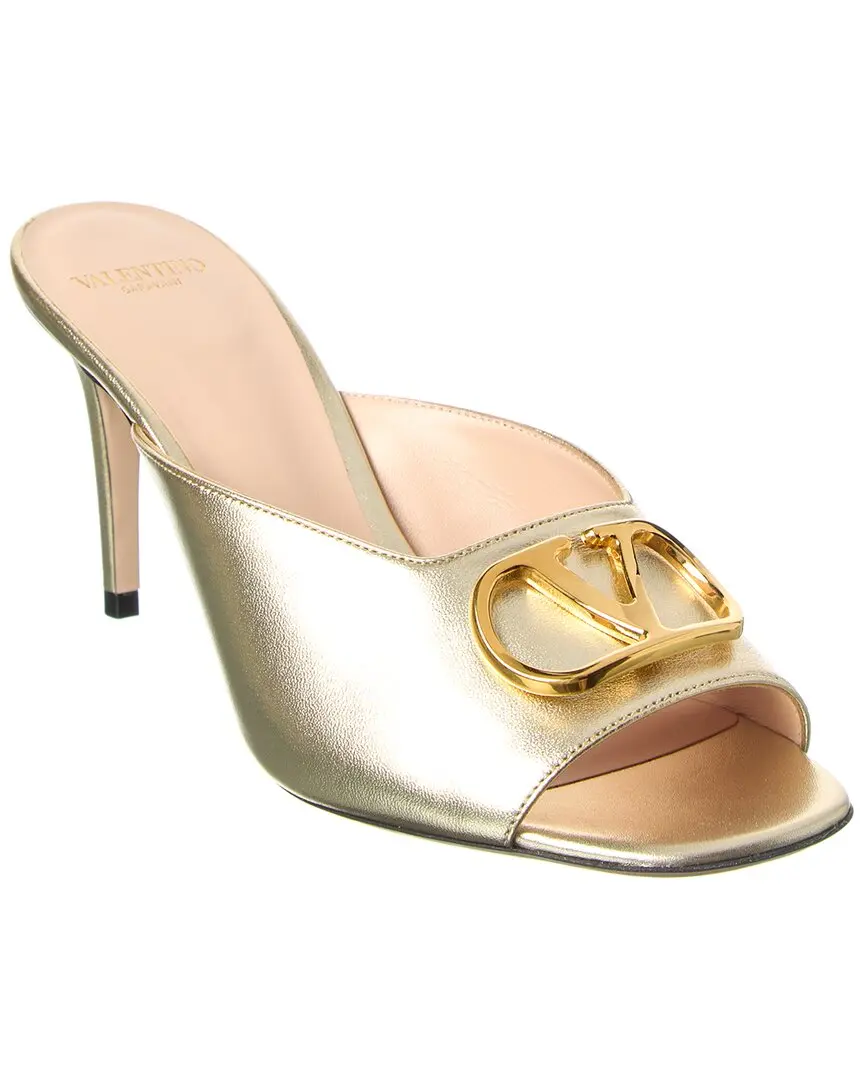 Valentino Vlogo 80 Signature Leather Sandal