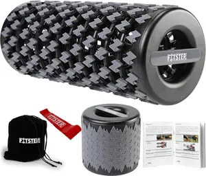 Collapsible Foam Roller for Exercise and Recovery (13 Inches), Easily Portable at 5.5 inches (Gray)