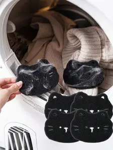 Pet Hair Remover Washing Machine Reusable Pet-Hair Catcher Lint Remover Balls Set Cute Dog Cat Hair Collector Lint Fluff Catcher for Removing Washing Machine Clothes Cleaning Tool