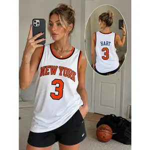 Personalized White Basketball Jersey, Custom Name Number Mesh Tank Top