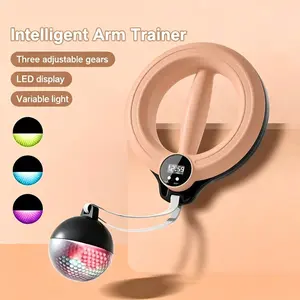 Weighted Hoop, Training Arm Strength Ring,Lightweight Portable Design Smart Waist Exercise,360 Degree Rotating Fitness Gear for Hand Cranked Upper Body Workout, Home Workout Equipment