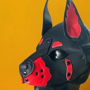 Leather Puppy Mask - Unique Design for Your Style Needs