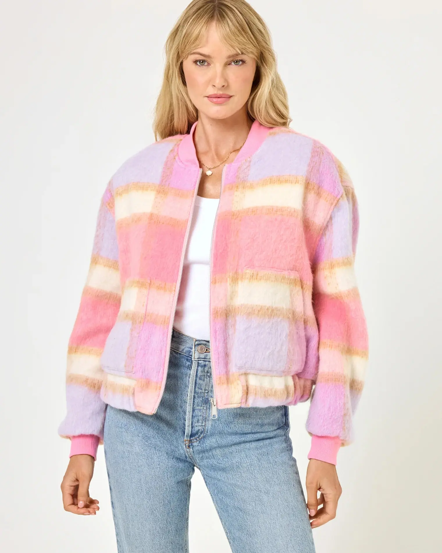L Space - Quinn Jacket - Point Dume Plaid