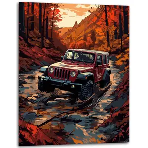 Limitless | 2021 Wrangler Poster - Car Posters for Boys Room - Car Wall Decor - Car Room Decor - Car Posters for Men | 11x14 Inches Unframed Artistic Print