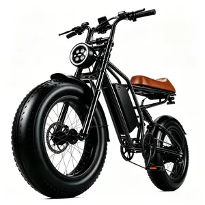 Adult 20-in Fat Tire Ebike (Ride on Bike), 1500W Peak Power, 27MPH Fast Speed, 35-50 Mi Range, High-Performance Electric Bike for Outdoor Sports, Ebike Fat Tire